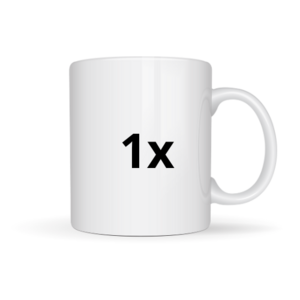 1x Mug Blanc Sublimable AAA + Bôite