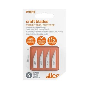 Slice Lames outils de bricolage (tranchant droit, bout pointu)