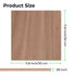 3mm Walnut Plywood 30x30cm (6x) - xTool